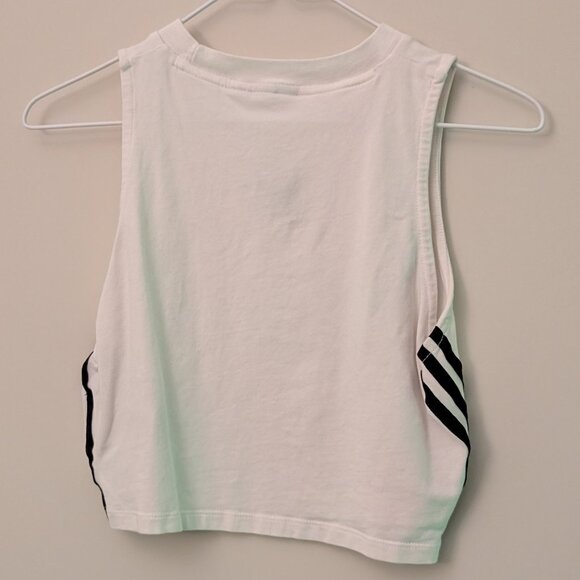 Set of Adidas Classic 3 Stripe Crop Tank - Picture 8 of 9